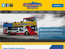 Tablet Screenshot of cityexplorerliverpool.co.uk